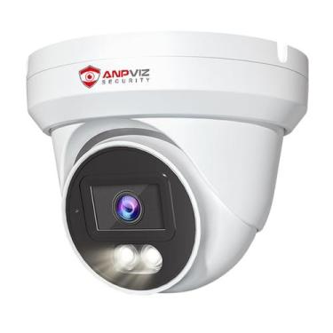 Imagem de Câmera de segurança Anpviz 4K PoE Turret 8MP IP66 à prova d'água