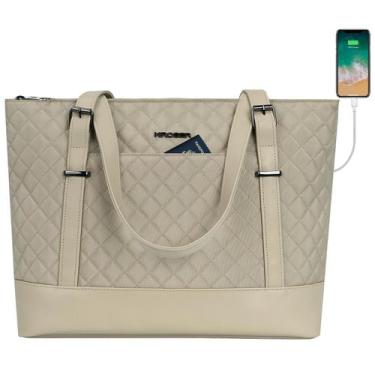 Imagem de Sacola para laptop KROSER, porta USB de 15,6 polegadas, impermeável pa