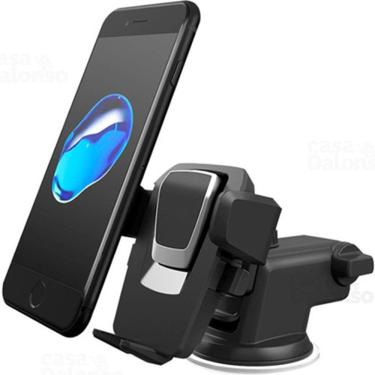 Imagem de Suporte Porta Celular Carro Trava Automática Rotação 360º