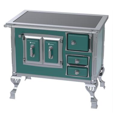 Imagem de Fogao a Lenha Venax GII n 1 Sec XVIII Premium Turquesa SE