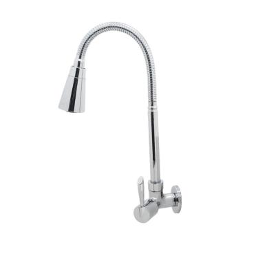 Imagem de Torneira Pia Cozinha Parede Gourmet Flexível Cone Luxo 1/4v