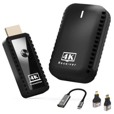 Imagem de Receptor transmissor HDMI sem fio 4K @30Hz SUNMEG 4K