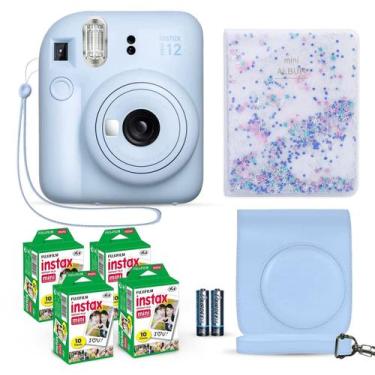 Imagem de Câmera instantânea Fujifilm Instax Mini 12 azul pastel com filme