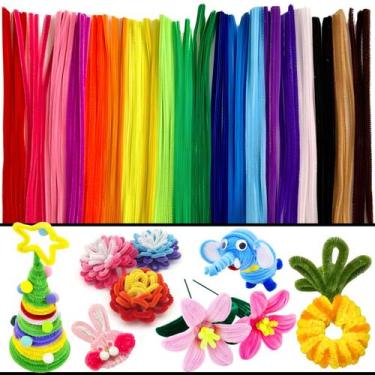 Imagem de Limpadores de cachimbo MITINU 400 unidades de hastes de chenille, 20 c