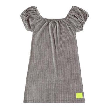 Imagem de Vestido Infantil em Tricot Gloss, Preto, 12
