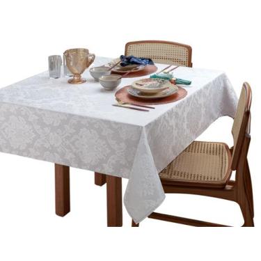 Imagem de Toalha De Mesa 4 Lugares Quadrada Nobre Jacquard 1,60x1,60m - raner, B