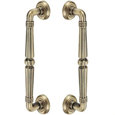 Imagem de Puxador Duplo Victoria 305mm Bronze Antigo Porta Pivotante Correr Pass