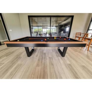 Imagem de Mesa de Sinuca/Bilhar - 2,34x1,34 - Nelson Bilhares, Preto