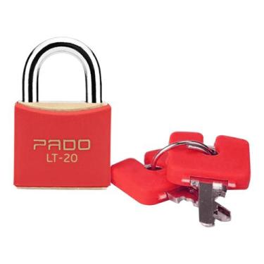 Imagem de Cadeado Color LT-20 Vermelho Pado 51016410