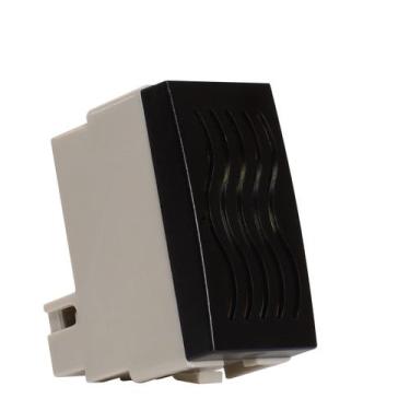 Imagem de Modulo Campainha Cigarra 127v Preto Fosco Clean Margirius, Preta
