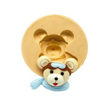 Imagem de Molde de silicone rosto urso baloeiro f576 - CM