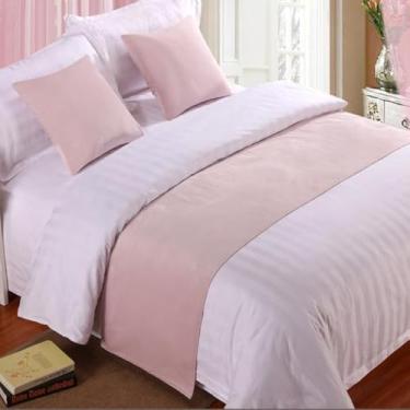 Imagem de Lenço de corredor de cama de veludo macio cachecol colcha de cama de luxo capa de cama protetor de cama para quarto hotel decorativo para pé da cama queen king size toalha de extremidade de cama