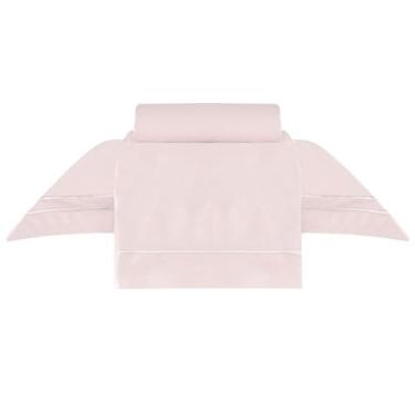 Imagem de Buddemeyer Jogo de cama Solteiro Sublime Rosa c/ponto cheio Rosa 3 peças