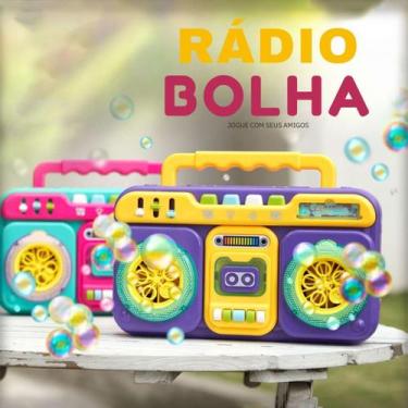 Imagem de Rádio Bolha Solta Sabão Luz e Som Para Menino Entrega Rápida - Atena