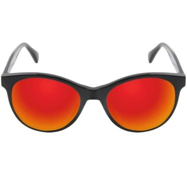 Imagem de Óculos de sol polarizados unissex da moda, masculino e feminino, com proteção UV, estilosos para ciclismo, direção e pesca, vermelho FIRE, óculos de sol