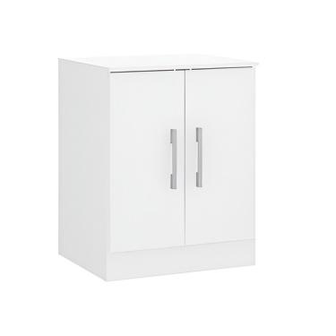 Imagem de Armário Multiuso Pequeno 0723br 2 Portas 60x76cm Menu Móveis Branco