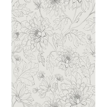 Imagem de Wall Wear Papel de parede 44.5 cm x 548.6 cm Impossible 2 Forget Design Vinil removível, fácil de alugar, autoadesivo, fácil de aplicar e remover, decoração de casa moderna