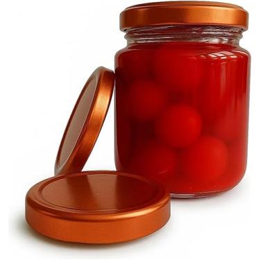 Imagem de Kit Com 12 Potes Vidro Nadir Figueiredo Belém 240ml Tampa E Lacre (Cobre)