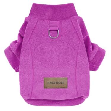 Imagem de Mosucoirl Suéter de lã para cães com capuz para animais de estimação, casacos quentes de algodão, roupas de inverno, pulôver, jaqueta, macacão para cães pequenos, médios, gatos, pelúcia, poodle