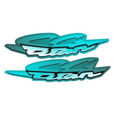 Imagem de Adesivo Protetor Tank Pad Honda CG Titan 125 2002 - Cromo Sign