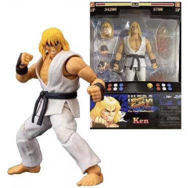 Imagem de Figura articulada Street Fighter 2 Ken Player 2 Jada Toys