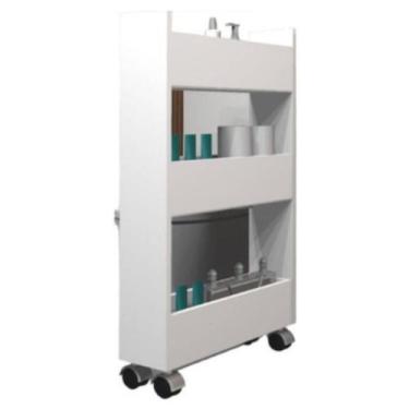 Imagem de Carrinho Multiuso com Rodízios  Organização Prática para Todos os Ambi