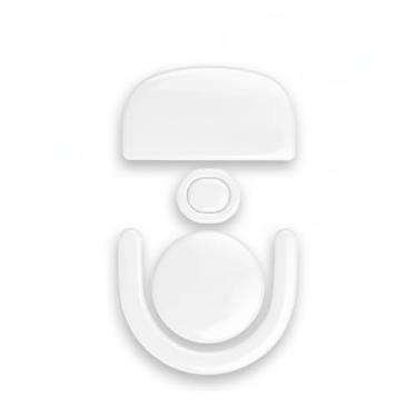 Imagem de GNAFETS Pacote com 2 pés de mouse de substituição – patins de PTFE, ultra suave, durável, borda arredondada compatível com Logitech G Pro X Superlight 2
