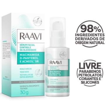 Imagem de Sérum Facial Controle de Oleosidade C/ Niacinamida Raavi 30g