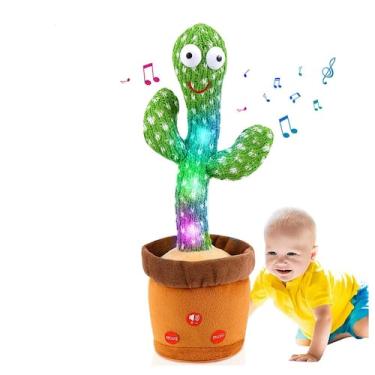 Imagem de Cacto dançante de brinquedo interativo com voz, música e luzes - Light