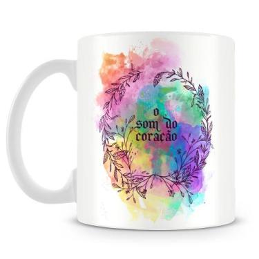 Imagem de Caneca O Som do Coração - Porcelana Personalizada - Amo Canecas