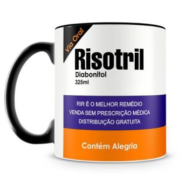 Imagem de Caneca Divertida Estampa Remédio Risotril 325ml - Amo Canecas