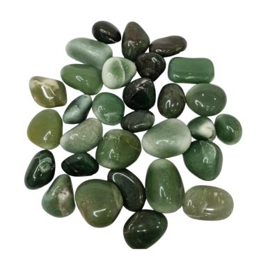 Imagem de Pedra Rolada Natural 1 Kg Quartzo Verde Grande