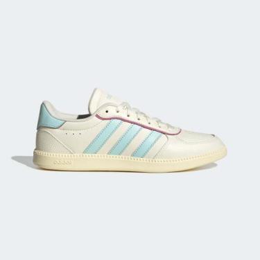 Imagem de Tênis Adidas Breaknet Sleek Feminino, Branco, Azul, 36