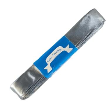 Imagem de TRADER, Fita De Cetim Trader 15mm N°3 Com 10 Metros, COR 03 CINZA MEDIO