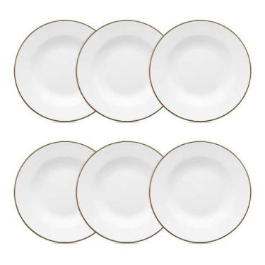 Imagem de Conjunto de 6 Pratos Fundos 23,5cm Flamingo Sofia - Oxford