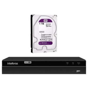 Imagem de DVR 16 Canais MHDX 1216 Com Hd 1tb Purple Intelbras