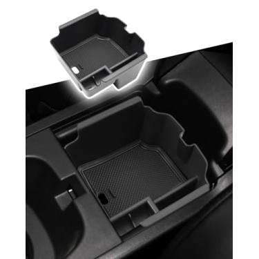 Imagem de CDEFG Acessórios Honda Civic Si 2022-2025 Bandeja organizadora de console central 11ª geração Civic Si 2022 2023 2024 2025 inserção de console central de armazenamento de braço (manual)