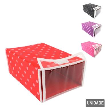 Imagem de Caixa Organizadora TNT 30x20cm BOX Dobrável - Tudo em Caixa