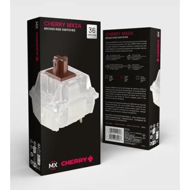 Imagem de Cherry MX RGB Switch Kit | 23 or 36 pc Mechanical Keyboard Switches | DIY, Hot Swap or Gaming Keyboard | MX2A Brown