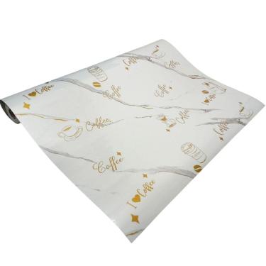 Imagem de Papel de Parede Autocolante Adesivo Marmore Reforma Construçao Reparo Obra Casa Cozinha Moveis Envelopamento Decoraçao