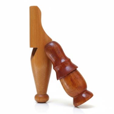 Imagem de 2 Apitos Premium Grilo E Apito Profissional Madeira Codorna