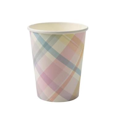 Imagem de COPO PAPEL XADREZ CANDY COLORIDO