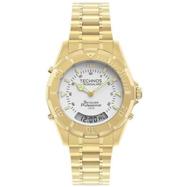 Imagem de Relógio Masculino Technos Skydiver Dourado T20557/49B