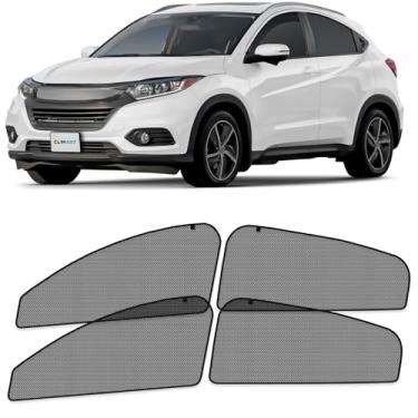 Imagem de CLIM ART Persianas magnéticas de janela de carro para Honda HR-V 2016-2022, cortinas bloqueadoras de sol, capas de janela lateral, acessórios de carro para acampamento, proteção de privacidade
