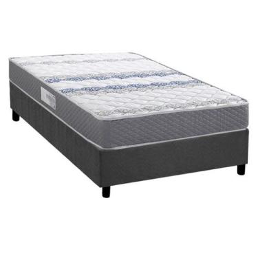 Imagem de Conjunto Box Solteiro: Colchão Espuma Herval D60 / AG65 Timeless + Bas