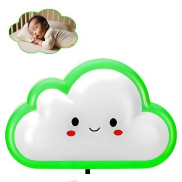 Imagem de Mini Abajur de Tomada Luminária Infantil C/Formato de Nuvem