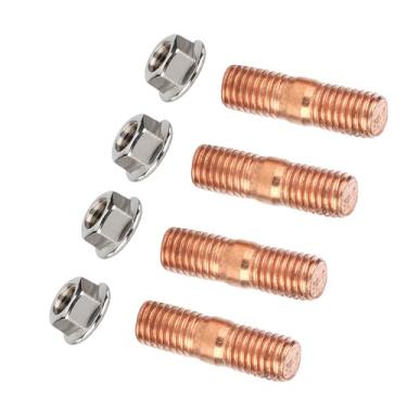 Imagem de Ailgely Kit de Parafusos Turbo de Aço de Liga de Tratamento Térmico de Grau 8.8, Conjunto de Fixadores Profissionais de Rosca M10x1.50 T3 T4 T6 Com Porcas e Parafusos para Turbo e