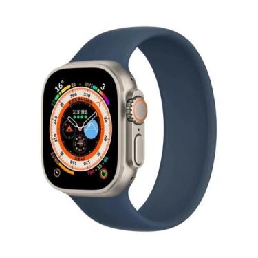 Imagem de Pulseira De Silicone Elástica Solo Loop Para Apple Watch 44mm 40mm 45m