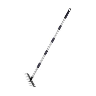 Imagem de WeiLaiKeQi Ancinho de jardim, enxada de jardim, removedor de ervas daninhas manual, ferramenta para afrouxar o solo com cabo removível, cultivador agrícola para, Style C