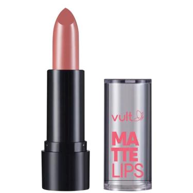 Imagem de Batom Vult Marrom Castanho Matte Lips 3,8g